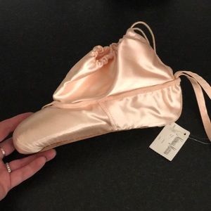 Vintage collectible Moschino ballet slipper bag